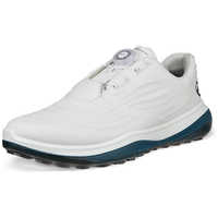 【値段交渉可】ECCO ゴルフシューズ LT1 BOA WHITE/PETROL エコー ゴルフシューズ M LT1 BOA WHITE/PETROL ECCO ホワイトグリーン