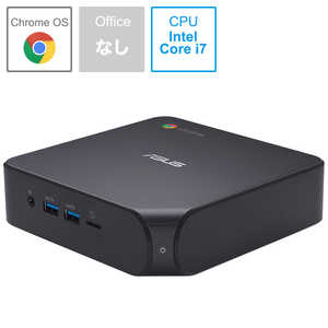 ASUS エイスース ASUS Chromebox デスクトップパソコン Chromebox 4 [モニター無し/intel Core i7/SSD：256GB/メモリ：16GB/2021年5月モデル] I#O無#BK CHROMEBO