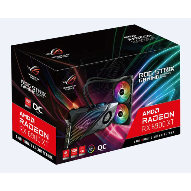 ASUS エイスース ASUS エイスース グラフィックボード［16GB /Radeon RXシリーズ］｢バルク品｣ ROG-STRIX-LC-RX6900XT-O16G-GAMING ROG-STRIX-LC-RX6900XT-O16G-GAMING
