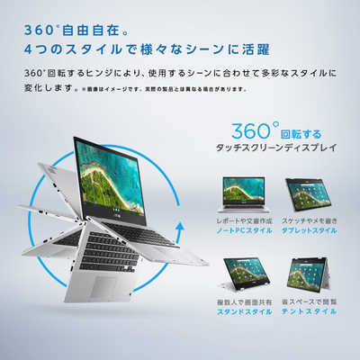ASUS エイスース ノートパソコン Chromebook Flip CM1 [ 14型 / メモリ