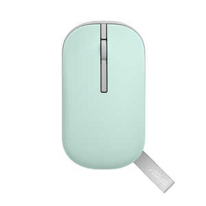 ASUS エイスース マウス Marshmallow Mouse MD100 [光学式 /無線(ワイヤレス) /3ボタン /Bluetooth・USB] ライラックミストパープル、またはブレイブグリーン MD100MOUSEPU