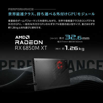ASUS ROG XG MOBILE 外付けグラフィックボード　GC32L ROG XG Mobile (2023) | Gaming external-graphic-docks｜ROG