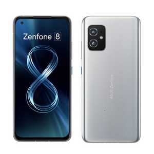 ASUS エイスース SIMフリースマートフォン ZenFone 8【防水防塵・おサイフケータイ対応】 Snapdragon 888 ｼﾙﾊﾞｰ ZS590KS-SL128S8