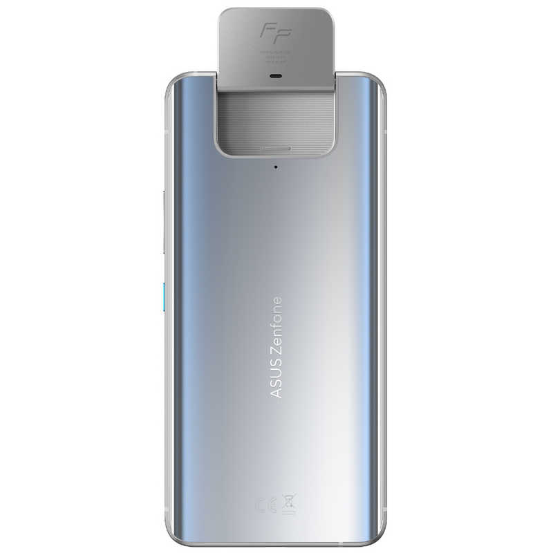 ASUS エイスース ASUS エイスース SIMフリースマートフォン ZenFone 8 Flip Snapdragon 888 6.67型 メモリ/ストレージ： 8GB/128GB ｼﾙﾊﾞｰ ZS672KSSL128S8 ZS672KSSL128S8