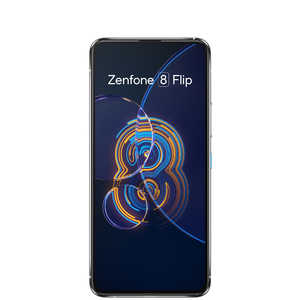 ASUS エイスース SIMフリースマートフォン ZenFone 8 Flip Snapdragon 888 6.67型 メモリ/ストレージ： 8GB/128GB nanoSIMx2 DSDV シルバー ZS672KSSL128S8