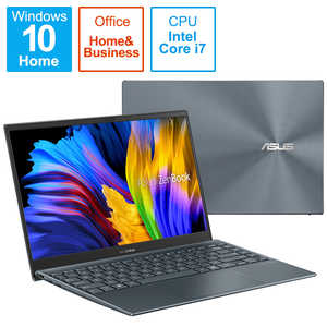 ASUS エイスース モバイルノートパソコン ASUS ZenBook 13 OLED UX325EA パイングレー UX325EA-KG409TS