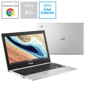 ASUS エイスース ノートパソコン Chromebook CX1(CX1101) トランスペアレントシルバー [11.6型 /Chrome OS /intel Celeron /メモリ:4GB /eMMC:64GB] CX1101CMA-GJ0019