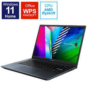 ASUS エイスース ノートパソコン Vivobook Pro 14 OLED [ 14型 / Ryzen 9 / メモリ16GB / SSD512GB ] クワイエットブルー M3401QA-KM011W