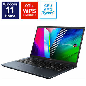 ASUS エイスース ノートパソコン Vivobook Pro 15 OLED M3500QA クワイエットブルー   15.6型  AMD Ryzen 9  メモリ8GB  SSD512GB M3500QAL1152W