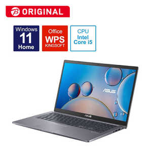 ASUS エイスース ノートパソコン [ 15.6型 / Core i5 / メモリ8GB / SSD512GB ] スレートグレー X515JA-BQ1827W