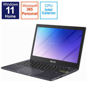 ASUS エイスース 【アウトレット】ノートパソコン [ 11.6型 / Win11 S / Celeron / メモリ4GB / eMMC128GB / Microsoft 365 Personal ] ピーコックブルー E210KA-GJ01BWS