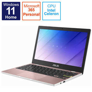ASUS  ڥȥåȡۥΡȥѥ [ 11.6 / Win11 S / Celeron / 4GB / eMMC128GB / Microsoft 365 Personal ] ԥ E210KA-GJ0