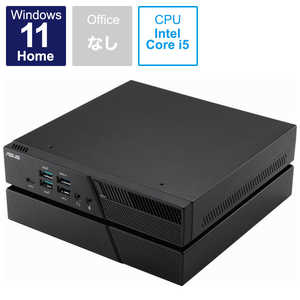ASUS エイスース MiniPC デスクトップパソコン ブラック I#O無#BK PB60GB5372AD
