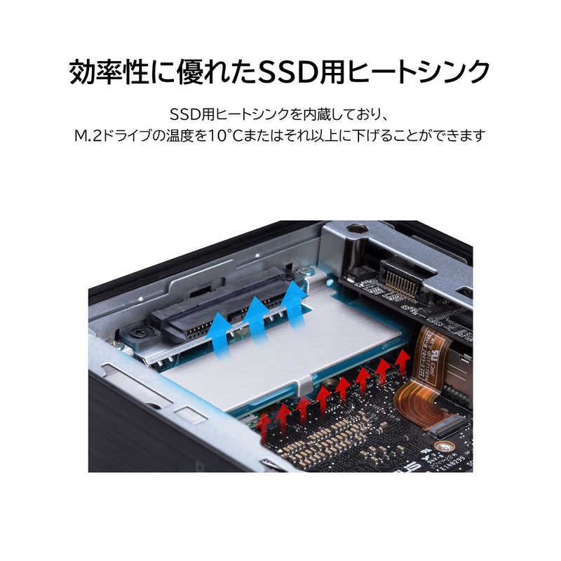 ASUS エイスース ASUS エイスース デスクトップパソコン Mini PC ［モニター無し ／AMD Ryzen3 ／メモリ：8GB ／SSD：128GB］ PN51-S1-B3353AD PN51-S1-B3353AD