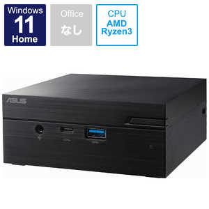 ASUS エイスース デスクトップパソコン Mini PC ［モニター無し ／AMD Ryzen3 ／メモリ：8GB ／SSD：128GB］ PN51-S1-B3353AD