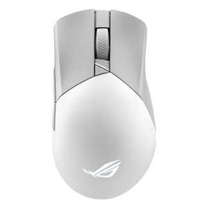 ASUS エイスース ゲーミングマウス P711 ROG/GLADIUS/3/WL/AIMPOINT/白［光学式 /有線/無線(ワイヤレス) /6ボタン /Bluetooth・USB］ ROGGLADIUS3WLAIMWHT