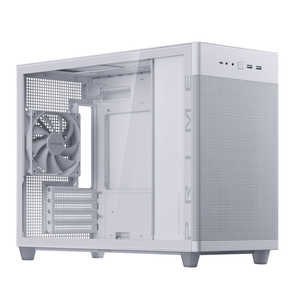 ASUS  PCMicro ATX /Mini-ITXPrime AP201 Tempered Glass MicroATX Case ۥ磻 AP201/PRIME/CASE/TG/WHITE