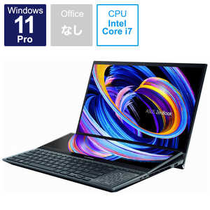 ASUS エイスース ノートパソコン ZenBook Pro Duo 15 OLED [15.6型 /Windows11 Pro /intel Core i7 /メモリ：16GB /SSD：512GB /2022年7月モデル] セレスティア