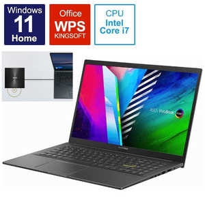 ASUS エイスース 【アウトレット】ノートパソコン Vivo book 15 OLED [15.6型 /Win11 Home /intel Core i7 /WPS Office /メモリ：8GB /SSD：512GB] K513EA-L1349