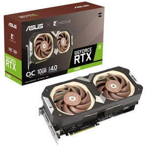 ASUS エイスース NVIDIA GeForce RTX 3080 10GB GDDR6X Noctuaコラボモデル [GeForce RTXシリーズ /10GB]｢バルク品｣ RTX3080-O10G-NOCTUA