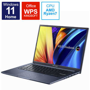 ASUS エイスース ノートパソコン Vivobook 14X OLED クワイエットブルー ［14.0型 メモリ：16GB］ M1403QA-KM040W