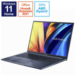 ASUS エイスース ノートパソコン Vivobook 16X クワイエットブルー ［16.0型 メモリ：8GB］ M1603QA-MB014WS
