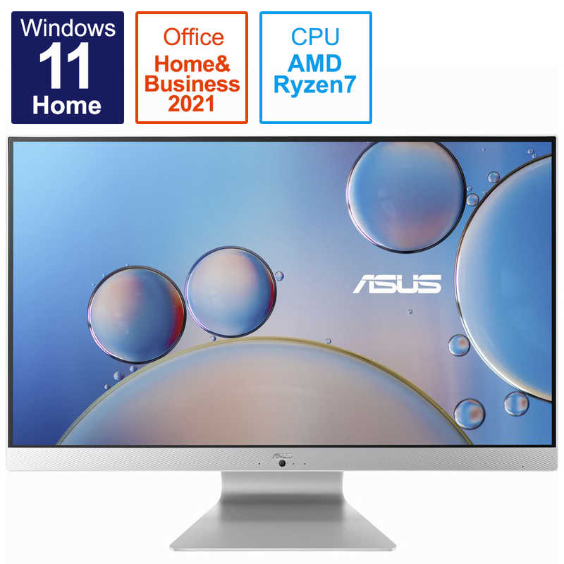 ASUS エイスース ASUS エイスース デスクトップパソコン ASUS M3700 ホワイト M3700WY-R75825LU M3700WY-R75825LU