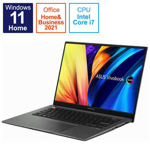 ASUS エイスース ノートパソコン Vivobook S 14X OLED ミッドナイトブラック S5402ZA-M9027WS