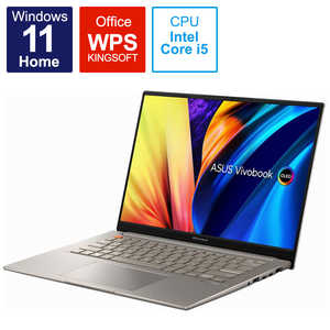 ASUS エイスース ノートパソコン Vivobook S 14X OLED サンドグレイ ［14.5型 メモリ：16GB］ S5402ZA-M9115W