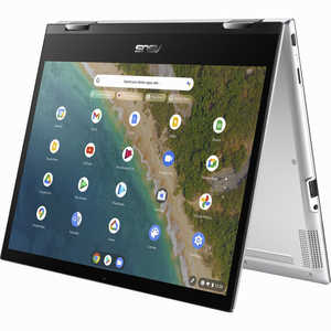 ASUS エイスース ノートパソコン Chromebook Flip [ 12.0型 / Chrome OS / メモリ4GB ] シルバー CM3200FM1A-HW0058