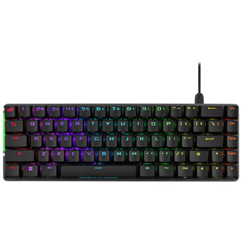 ASUS エイスース ASUS エイスース ゲーミングキーボード ROG Falchion Ace(英語配列) M602 ブラック ［有線 /USB］ FALCHIONACENXRDBLKUS FALCHIONACENXRDBLKUS