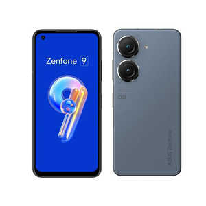 ASUS エイスース SIMフリースマートフォン Zenfone 9 Qualcomm Snapdragon 8+ Gen 1 5.9型ワイド AMOLEDディスプレイ スターリーブルー ZF9-BL8S128