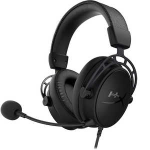 HYPERX ゲーミングヘッドセット Cloud Alpha S フラットブラック [φ3.5mmミニプラグ＋USB /両耳 /ヘッドバンドタイプ] 4P5L2AA