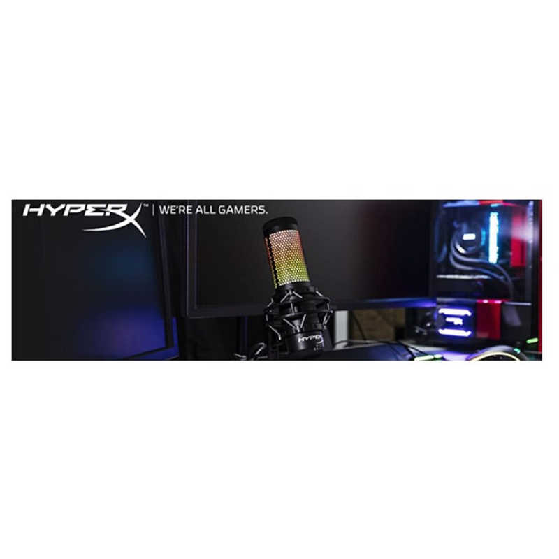 HYPERX HYPERX ゲーミングマイク QuadCast S ブラック [USB] 4P5P7AA 4P5P7AA