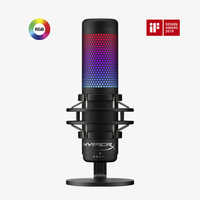 HYPERX ゲーミングマイク QuadCast ブラック [USB] 4P5P6AA の