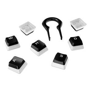 HYPERX 〔キーキャップ〕 日本語配列 Pudding Keycaps Full Key Set ブラック 4P5P4AJ#ABJ