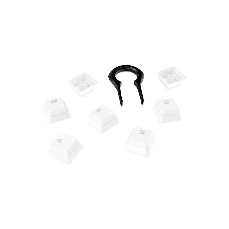 HYPERX HYPERX キーキャップ HyperX ABS Pudding Keycaps Full Key Set White JP Layout 644H9AA#ABJ 644H9AA#ABJ