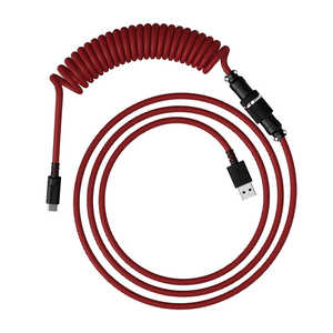 HYPERX USB-C Coiled Cable Red Black 6J677AA HYPERX USB-C Coiled Cable Red Black 6J677AA