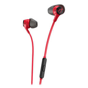 HYPERX Cloud Earbuds II (Red) ［両耳 /イヤホンタイプ］ 705L8AA