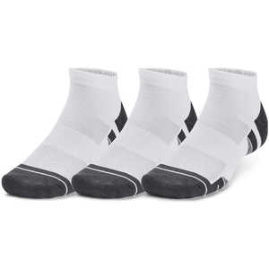 アンダーアーマー UAパフォーマンステック ノーショー ソックス 3足セット ユニセックス Lサイズ White×White×Jet Gray 【返品交換不可】 1379504