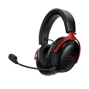 HYPERX HyperX Cloud III Wireless Gaming Headset (Black/Red) ［ヘッドバンドタイプ］ 77Z46AA