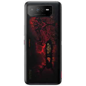 ASUS エイスース SIMフリースマートフォン ROG Phone 6 Diablo Immortal Edition メモリ/ストレージ 16GB 512GB ヘルファイアレッド ROG6SD-BK16R512
