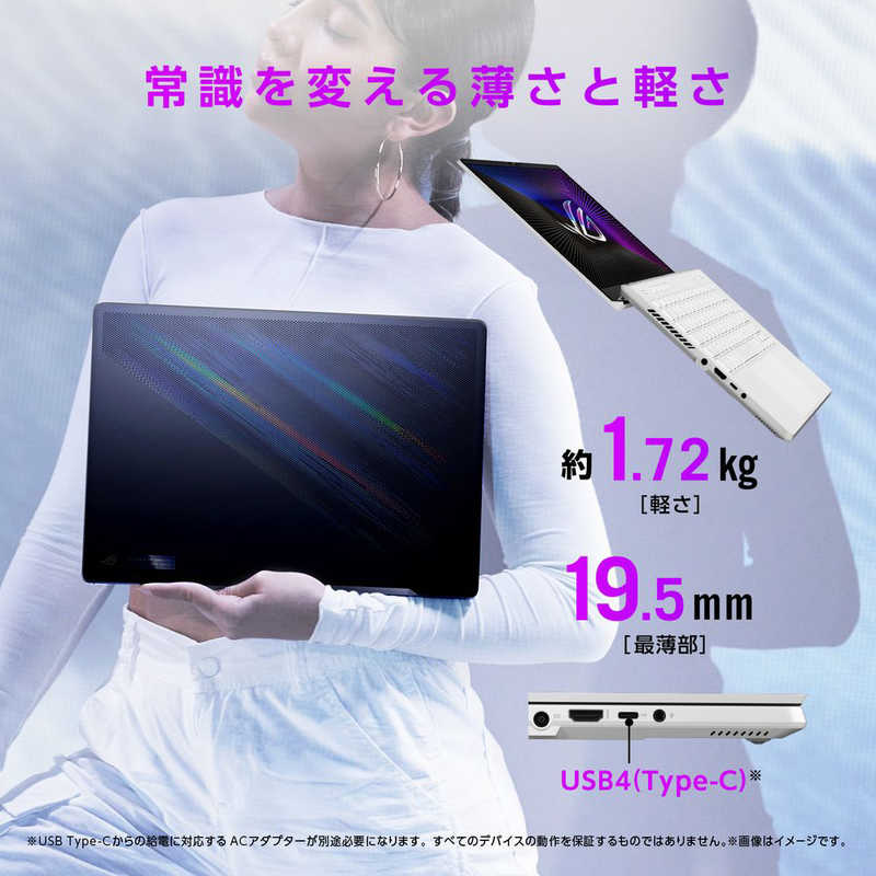 ASUS エイスース ASUS エイスース ゲーミングノートパソコン ROG Zephyrus G14 エクリプスグレー ＋ AniMe Matrix ［14.0型 /Windows11 Home /AMD Ryzen 9 /］ GA402XV-R9R4060GL GA402XV-R9R4060GL