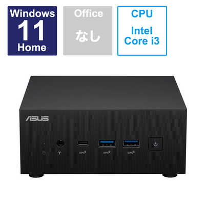 ASUS エイスース デスクトップパソコン ExpertCenter PN64 ブラック