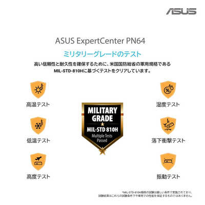 ASUS エイスース デスクトップパソコン ExpertCenter PN64 ブラック