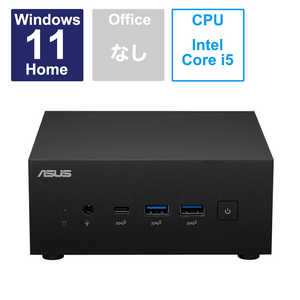 ASUS エイスース デスクトップパソコン ExpertCenter PN64 ブラック (モニター無し) PN64S5302AD