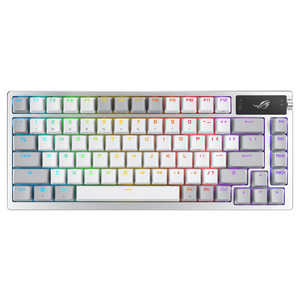 ASUS  ߥ󥰥ܡ M701 ۥ磻 ͭ磻쥹 /BluetoothUSB ROG/AZOTH/NXSW/US/PBT/W