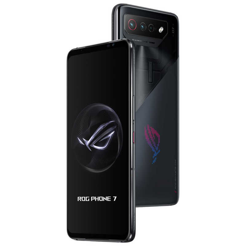 ASUS エイスース ASUS エイスース SIMフリースマートフォン ROG Phone 7 Qualcomm Snapdragon 8 Gen 2 6.78インチ メモリ/ストレージ：12GB/256GB ファントムブラック ROG7-BK12R256 ROG7-BK12R256