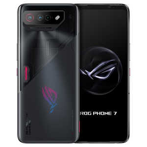 ASUS エイスース SIMフリースマートフォン ROG Phone 7 Qualcomm Snapdragon 8 Gen 2 6.78インチ メモリ/ストレージ：16GB/512GB ファントムブラック ROG7-BK16R512