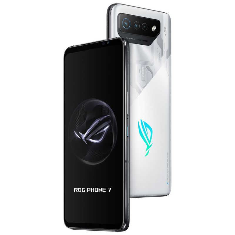 ASUS エイスース ASUS エイスース SIMフリースマートフォン ROG Phone 7 Qualcomm Snapdragon 8 Gen 2 6.78インチ メモリ/ストレージ：12GB/256GB ストームホワイト ROG7-WH12R256 ROG7-WH12R256